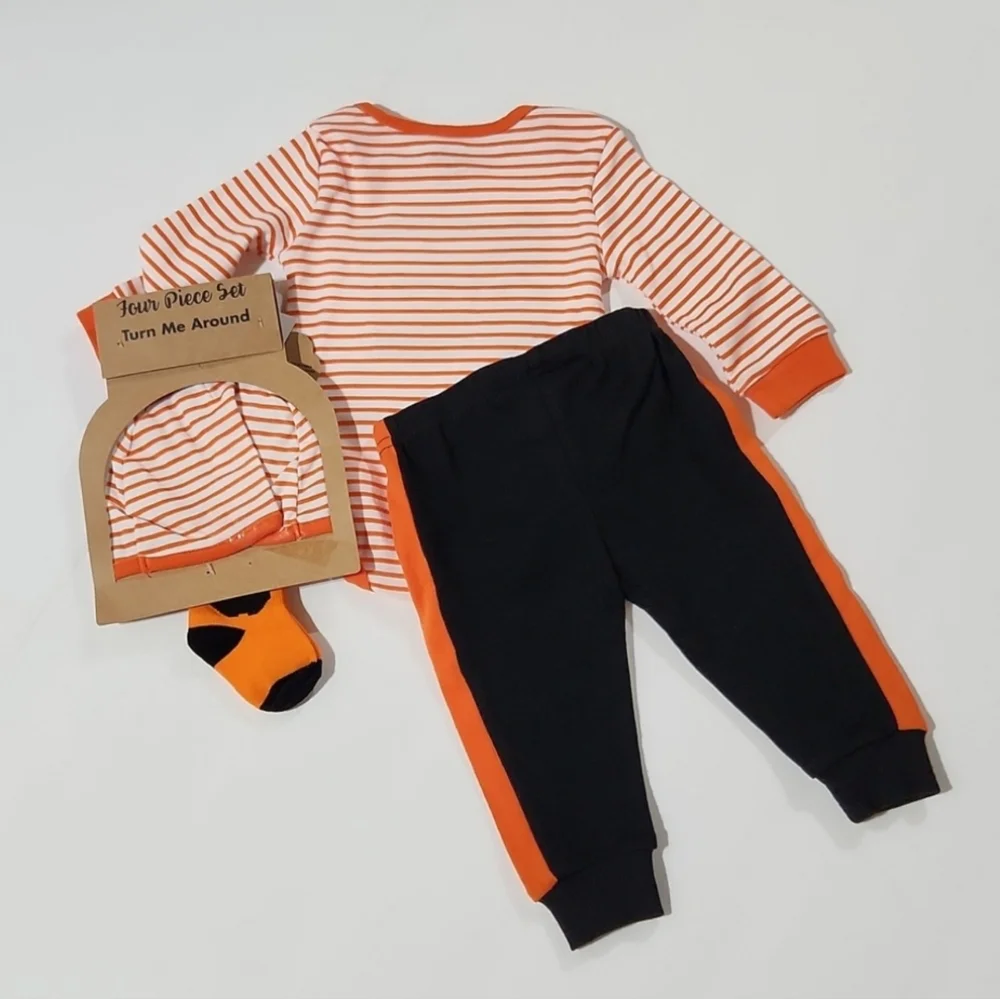 Baby Essentials Halloween 4pc Mommy's Little Monster Set (6M)